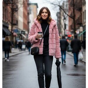 Cavalini Pink Teddy Jacket